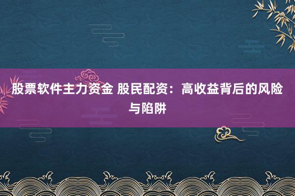 股票软件主力资金 股民配资：高收益背后的风险与陷阱